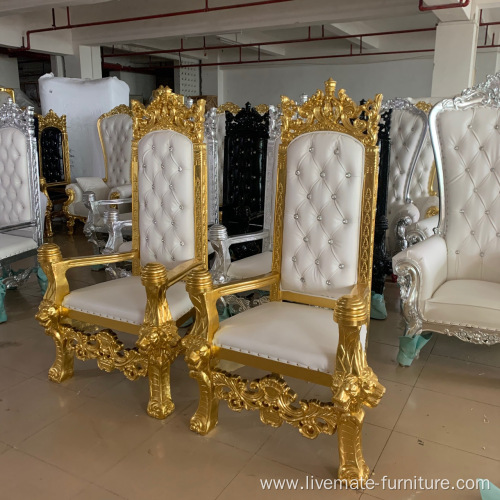 wholesale luxury wedding hall gold chairs events